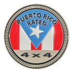 puerto rico metal badge