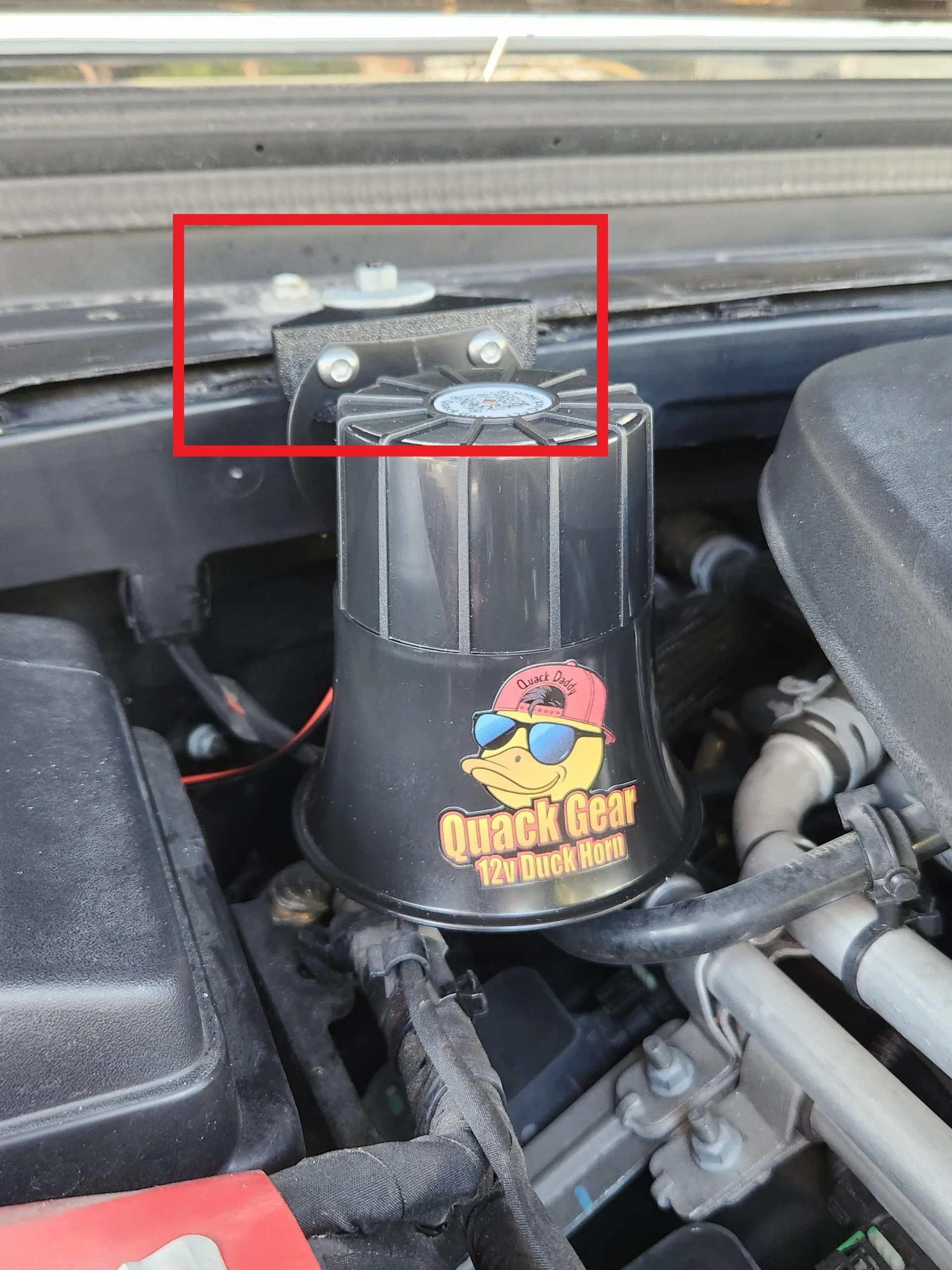 3D Printed Duck Horn Mount For JL/JLU/JT